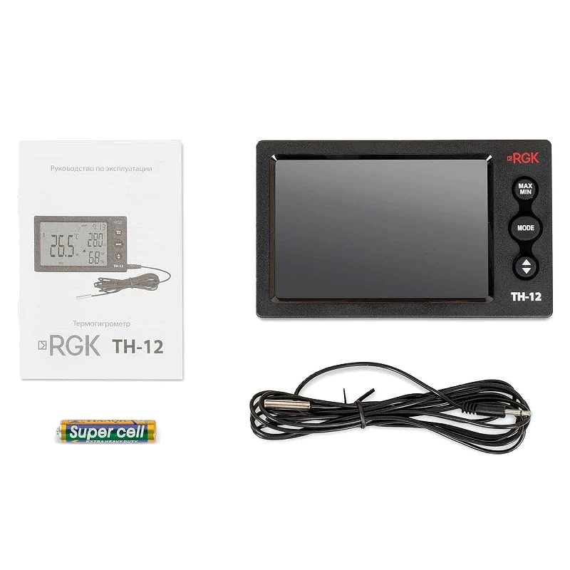 RGK TH-12 термогигрометр с поверкой
