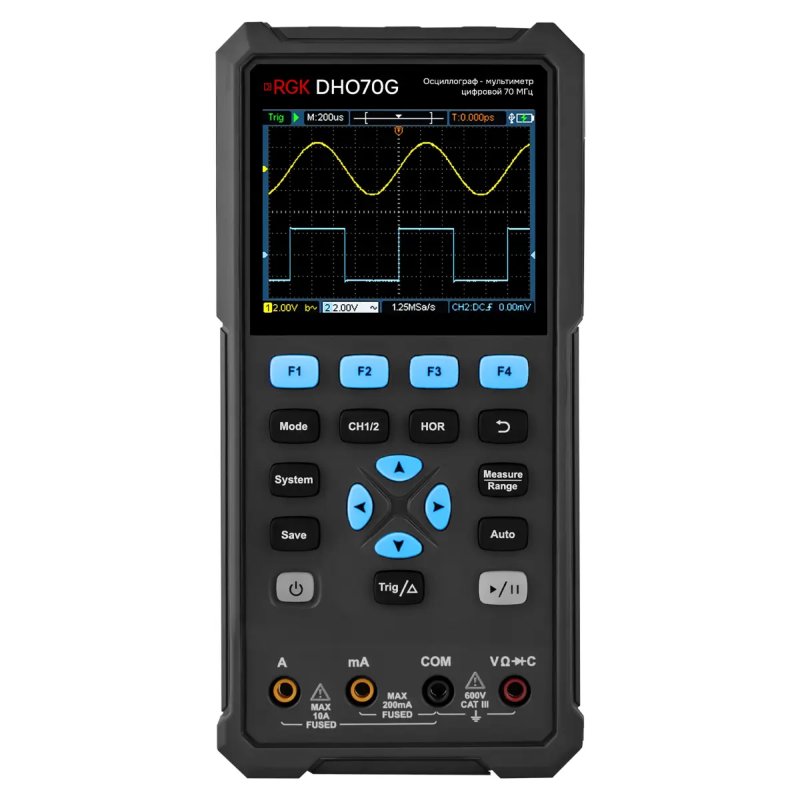 Осциллограф-мультиметр RGK DHO70G