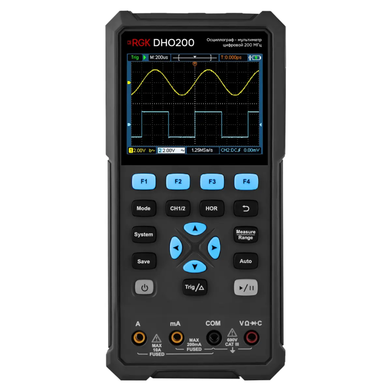 Осциллограф-мультиметр RGK DHO200